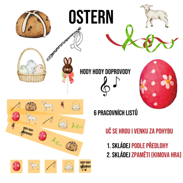 OSTERN - KIM-SPIEL, BEWEGUNGSSPIEL