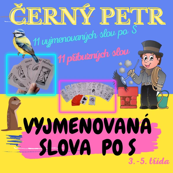 Černý Petr-vyjmenovaná slova po S
