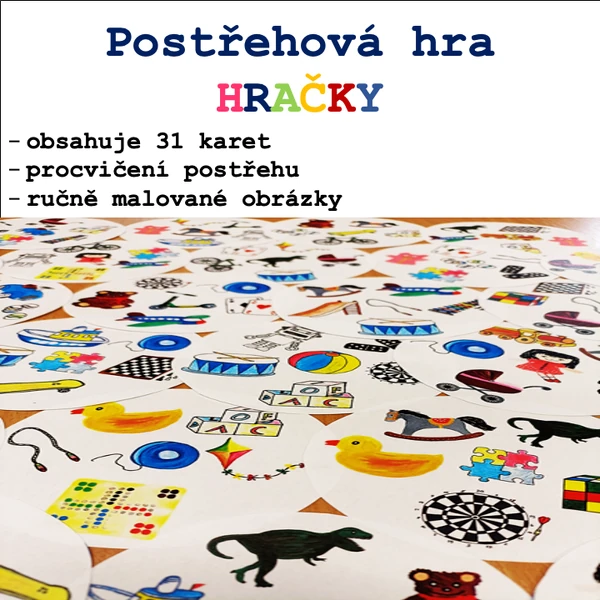 Postřehová hra Hračky