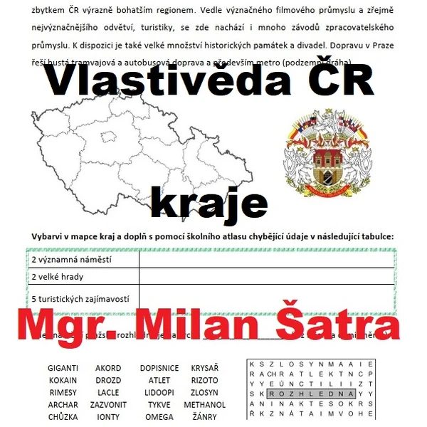 Vlastivěda ČR - kraje