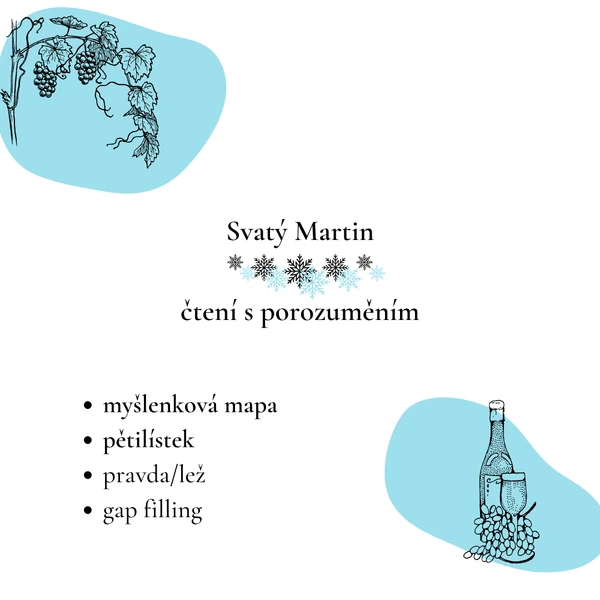 Svatý Martin - čtení s porozuměním 