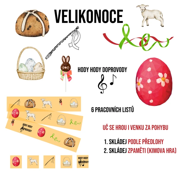 VELIKONOCE - POHYBOVÁ KIMOVA HRA