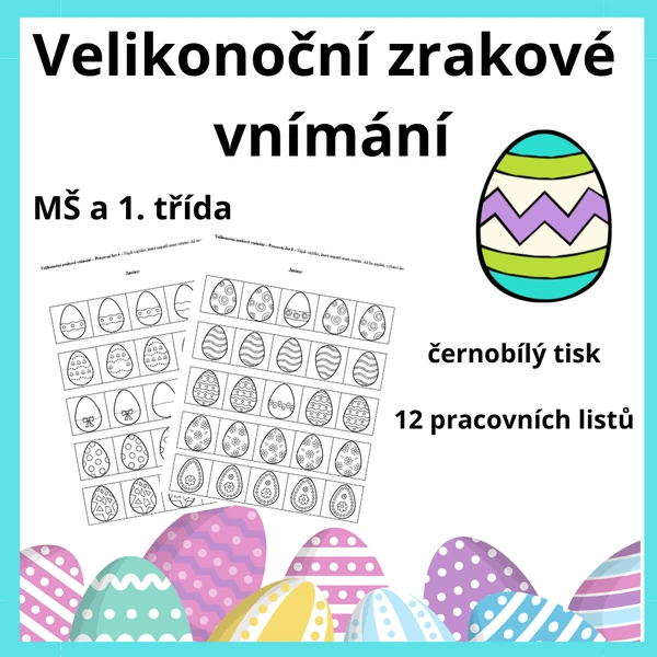 Velikonoční zrakové vnímání