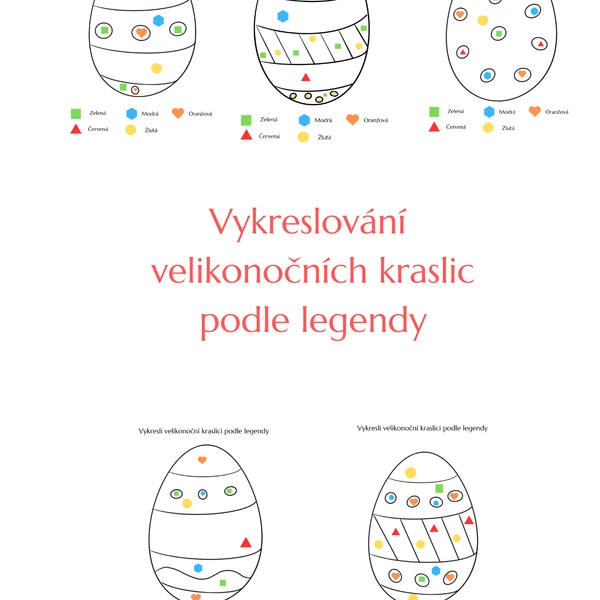 Vykreslování velikonočních kraslic podle legendy