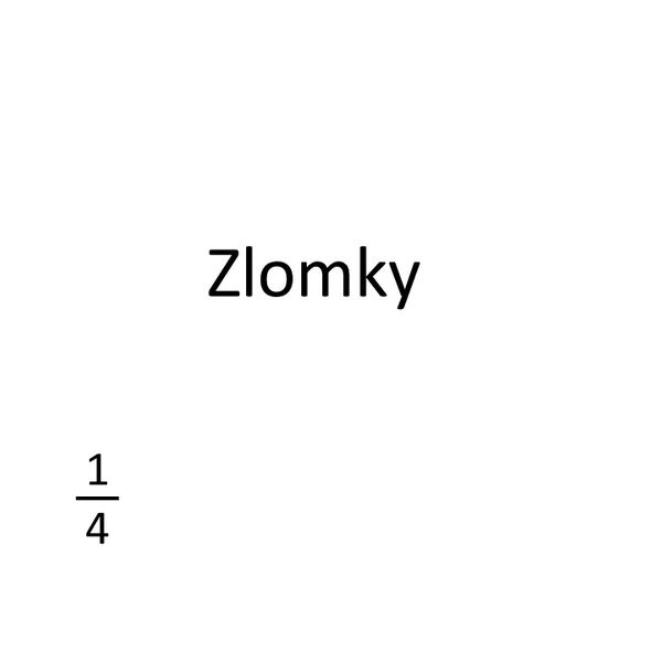 Zlomky