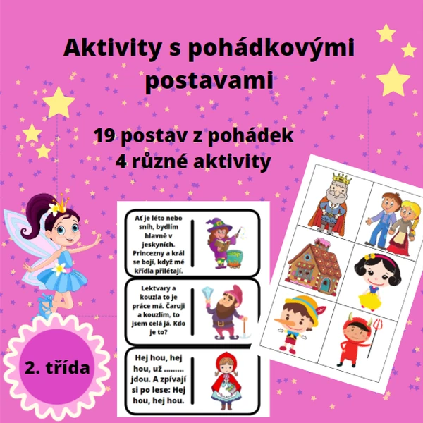 AKTIVITY S POHÁDKOVÝMI POSTAVAMI
