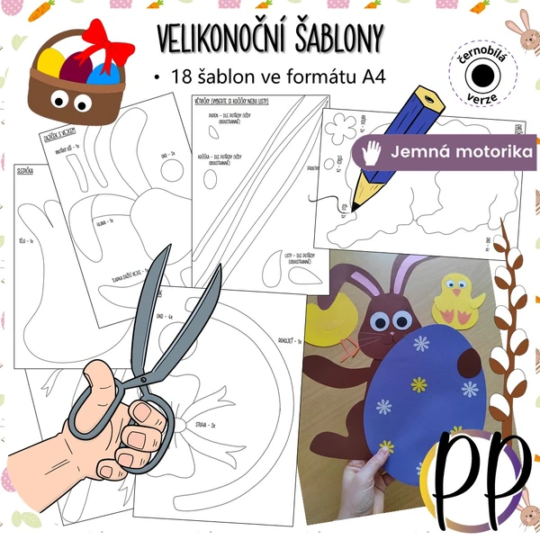 Velikonoční šablony (výzdoba)
