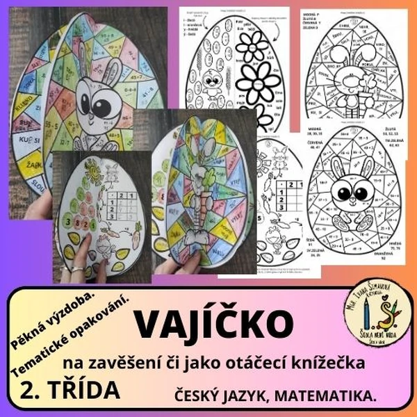 Vajíčko - 2. třída ČJ, M