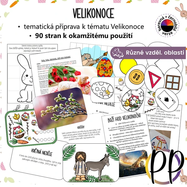 Velikonoce - tematická příprava s aktivitami