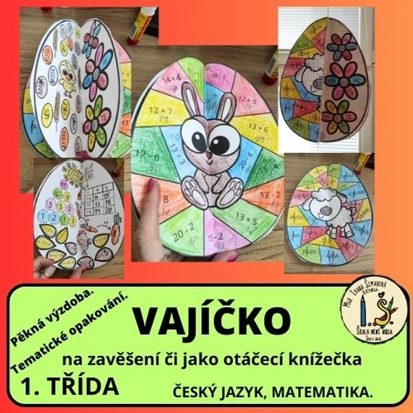 Vajíčko 1. třída ČJ, M