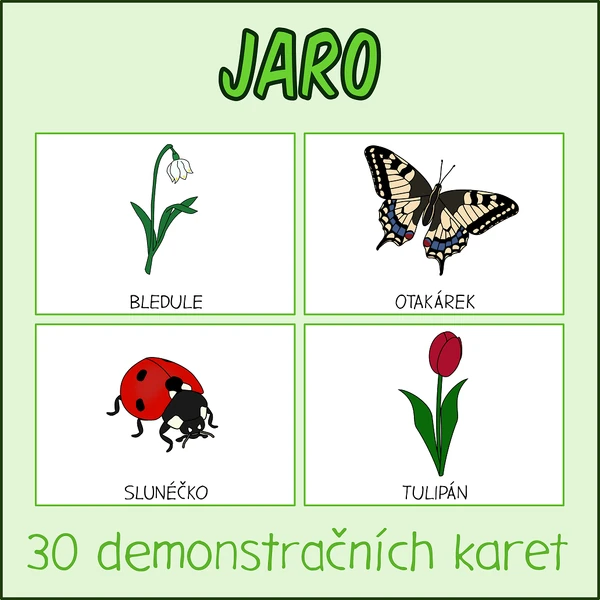 Jaro - Demonstrační karty