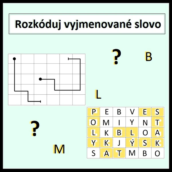 Rozkóduj vyjmenované slovo