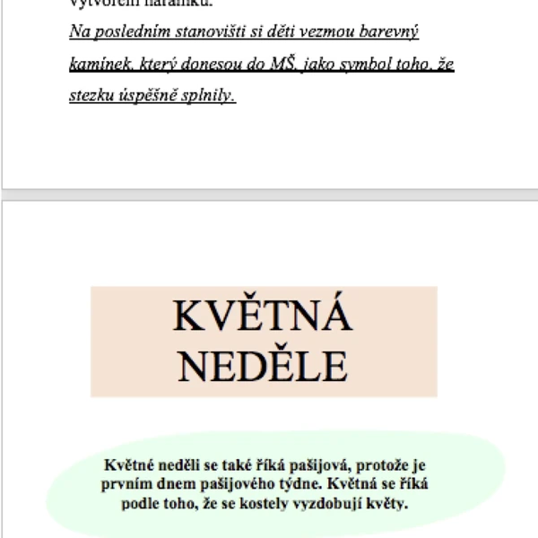 Velikonoční stezka