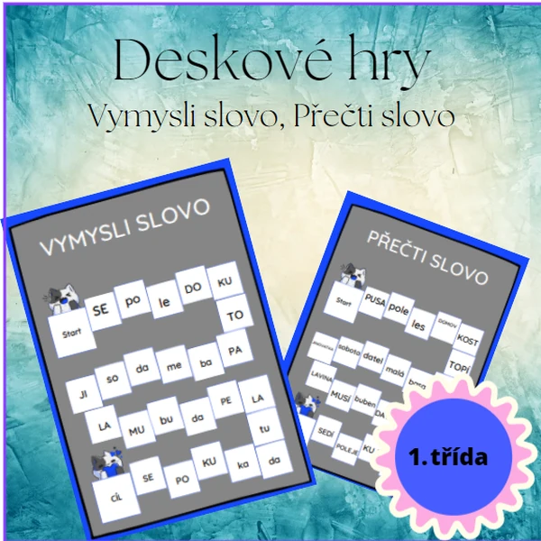 DESKOVÉ HRY - PŘEČTI SLOVO