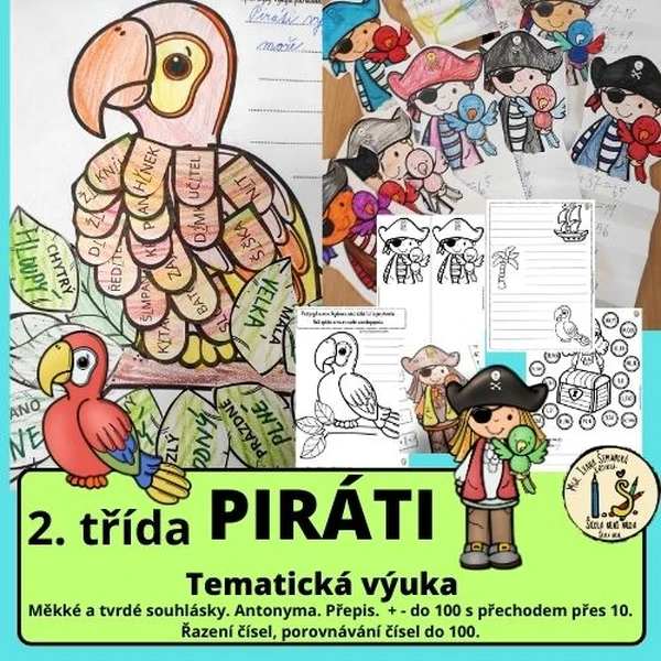 Piráti - tematická výuka 2. třída