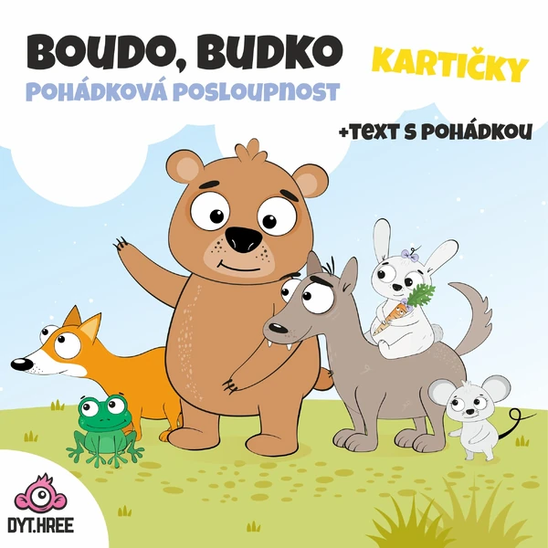 Kartičky - Pohádková posloupnost - Boudo, budko