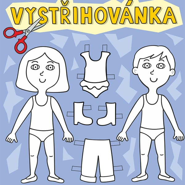 Vystřihovánka - panenka a panáček