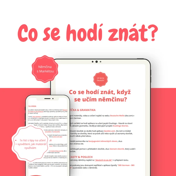Co se hodí znát, když se učím německy? (seznam s tipy a zdroji na učení němčiny)