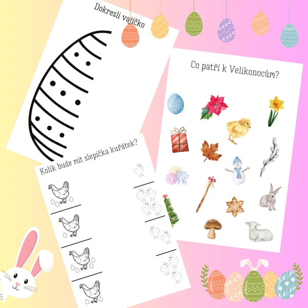 Velikonoce - pracovní listy