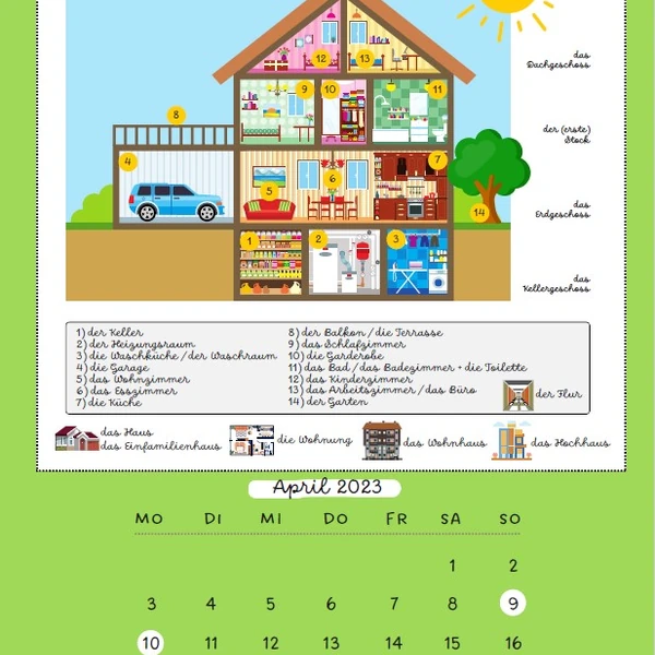 Kalender APRIL 2023