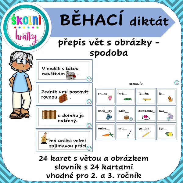Běhací diktát  - spodoba