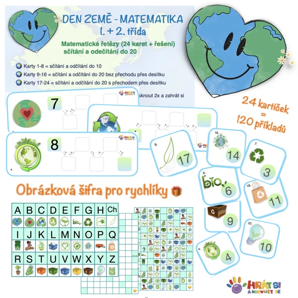 Matematické řetězy - Den Země