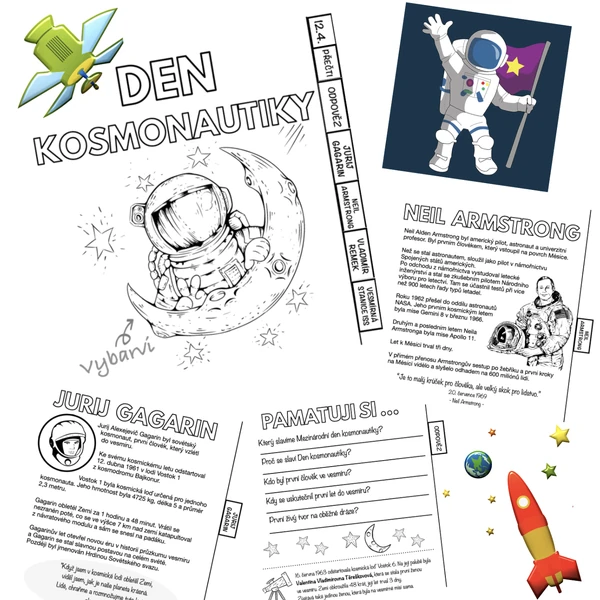 Den kosmonautiky - flipbook