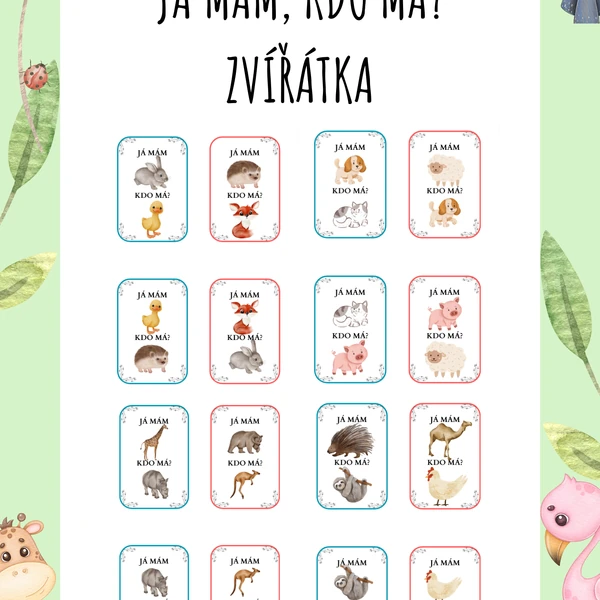 Já mám, kdo má? Zvířata