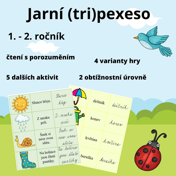 Jarní (tri)pexeso