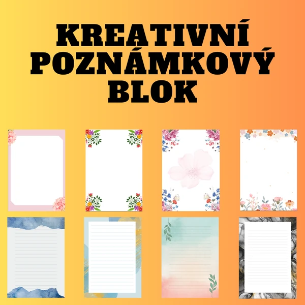 Kreativní poznámkový blok