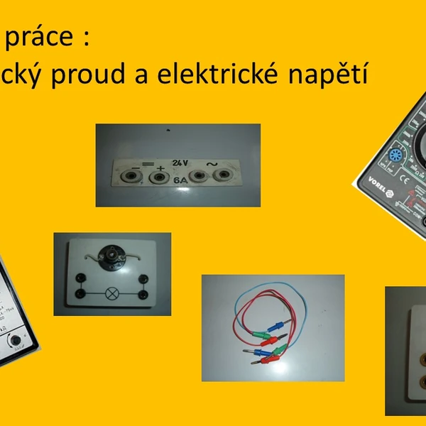 Laboratorní práce - měření proudu a napětí