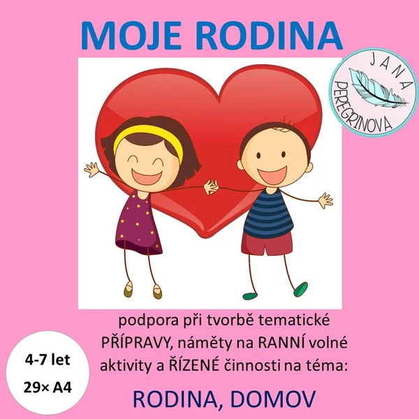MOJE RODINA- náměty na RANNÍ volné hry a ŘÍZENÉ činnosti