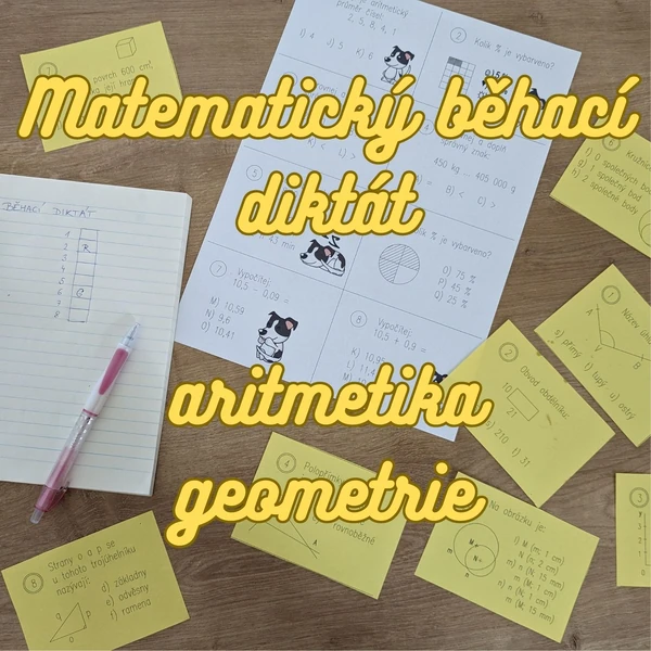 Matematický běhací diktát