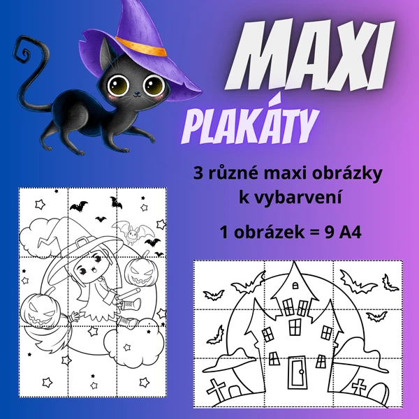 Maxi plakáty - čarodějnice