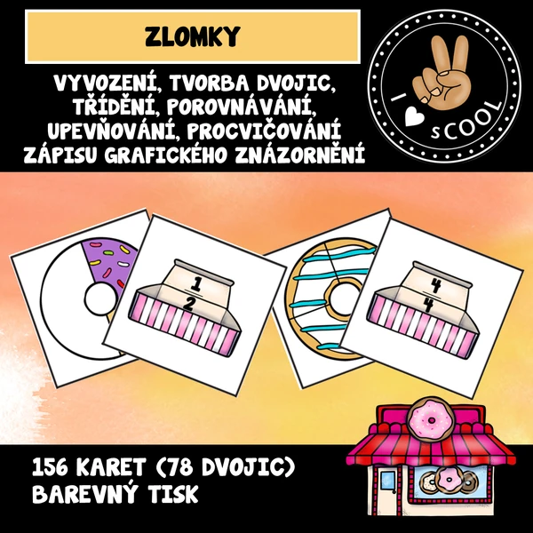 Zlomky - tvorba dvojic
