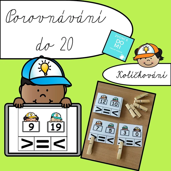 Porovnávání čísel 0 - 20