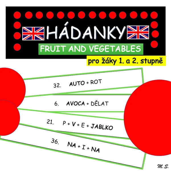 HÁDANKY - FRUIT AND VEGETABLES / OVOCE A ZELENINA