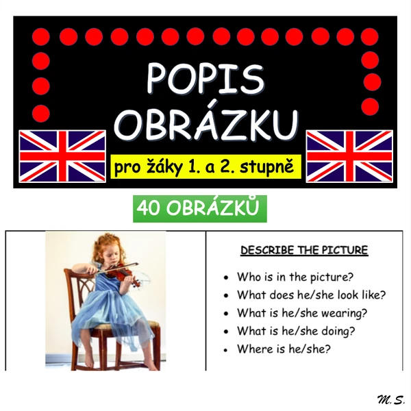 POPIS OBRÁZKU - DESCRIBE THE PICTURE