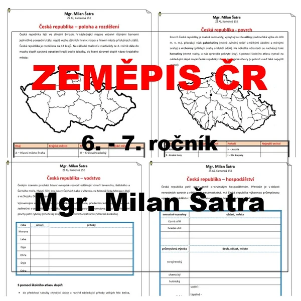 ZEMĚPIS ČR