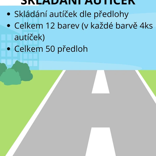 Nasedat jedeme! - skládání autíček