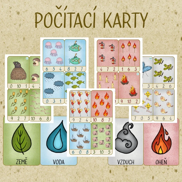 Živly - Počítací karty 
