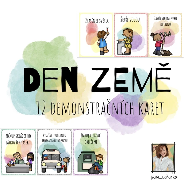 Den Země - demonstrační karty 
