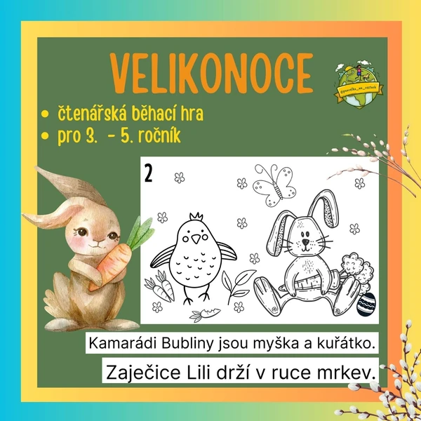 Velikonoce - čtenářská hra
