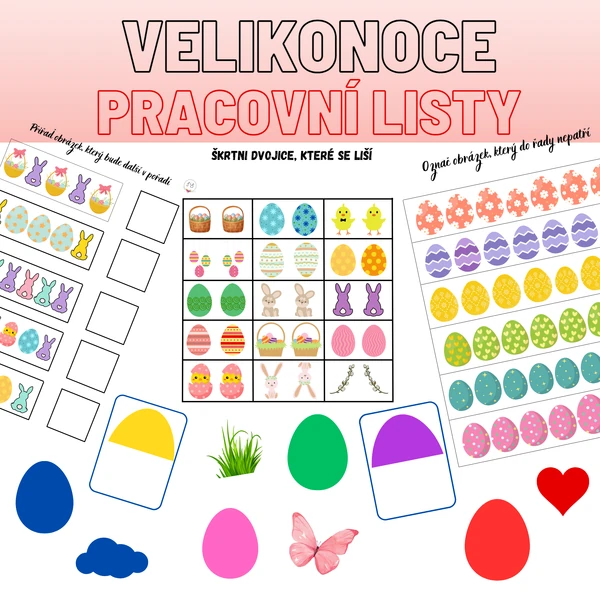 Velikonoce - pracovní listy