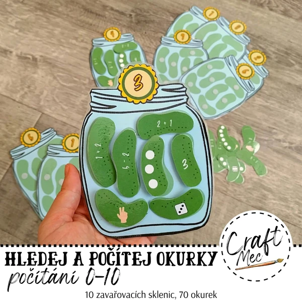 HLEDEJ A POČÍTEJ OKURKY 0-10