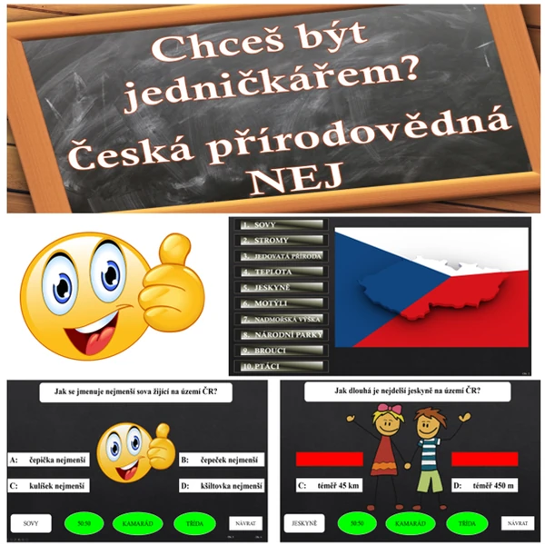 Chceš být jedničkářem? Přírodovědná NEJ