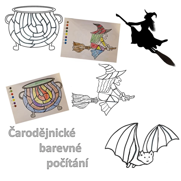 Čarodějnické barevné počítání