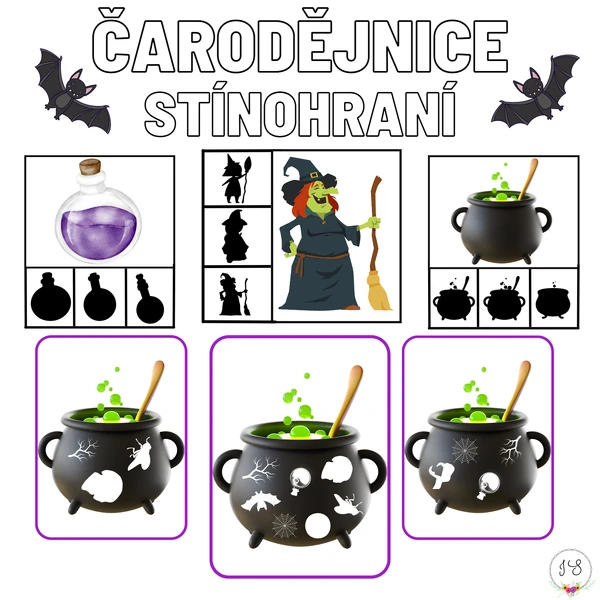 Čarodějnice - stínohraní