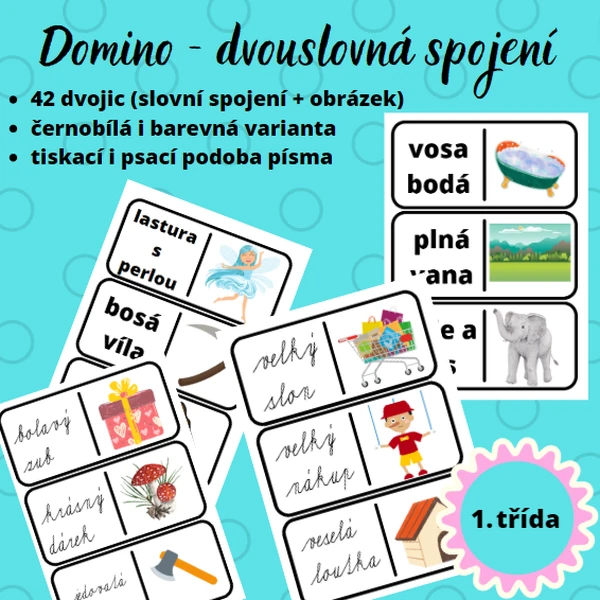 Domino - dvouslovná spojení