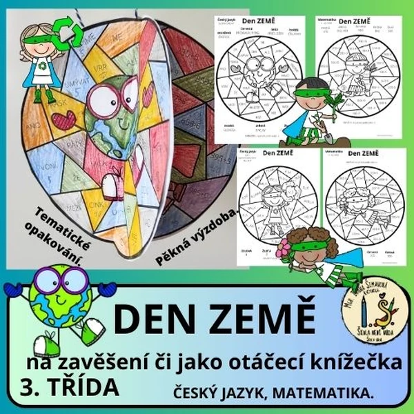 DEN ZEMĚ 3. třída - ČJ,M.